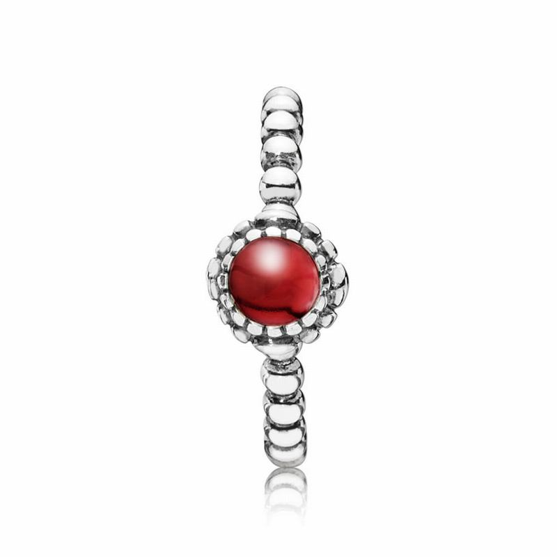 Pandora Birthday Blooms Ring January Online NZ, Sterling Silver (537902-TFQ)